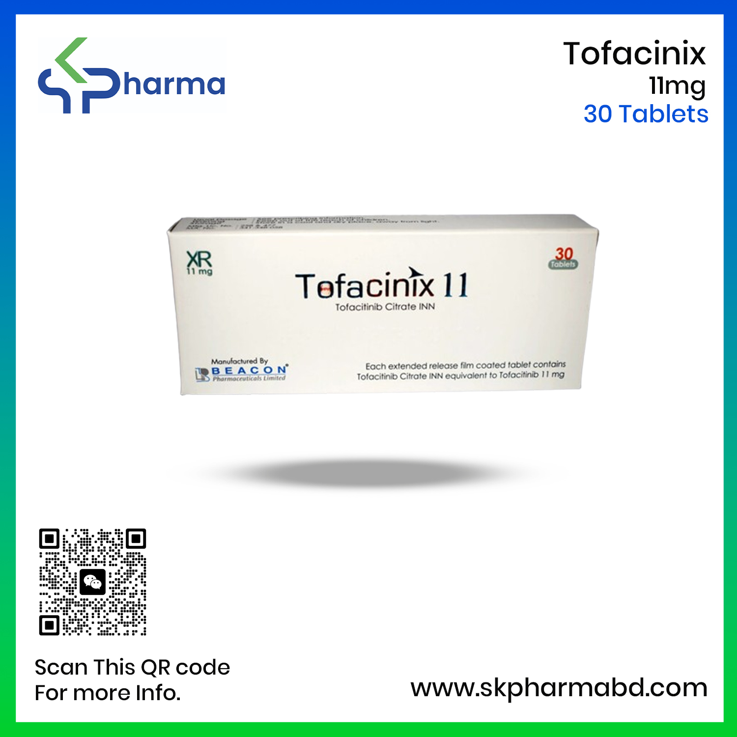 Tofacinix 11 Mg (Tofacitinib)